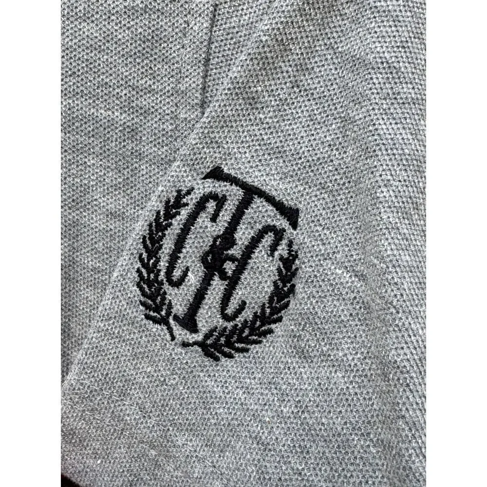 Polo Boys Youth Large Gray Golf Logo NWT